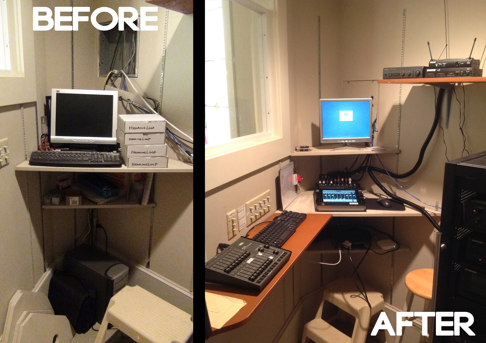 Control Booth_before after